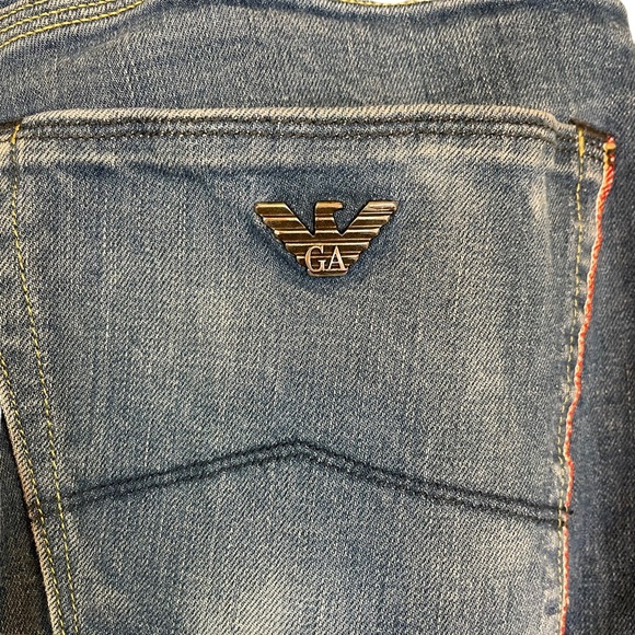 Giorgio Armani Jeans Cropped High-Rise J21 Regular Fit Size US 33 Premium AJ GA - Picture 7 of 16